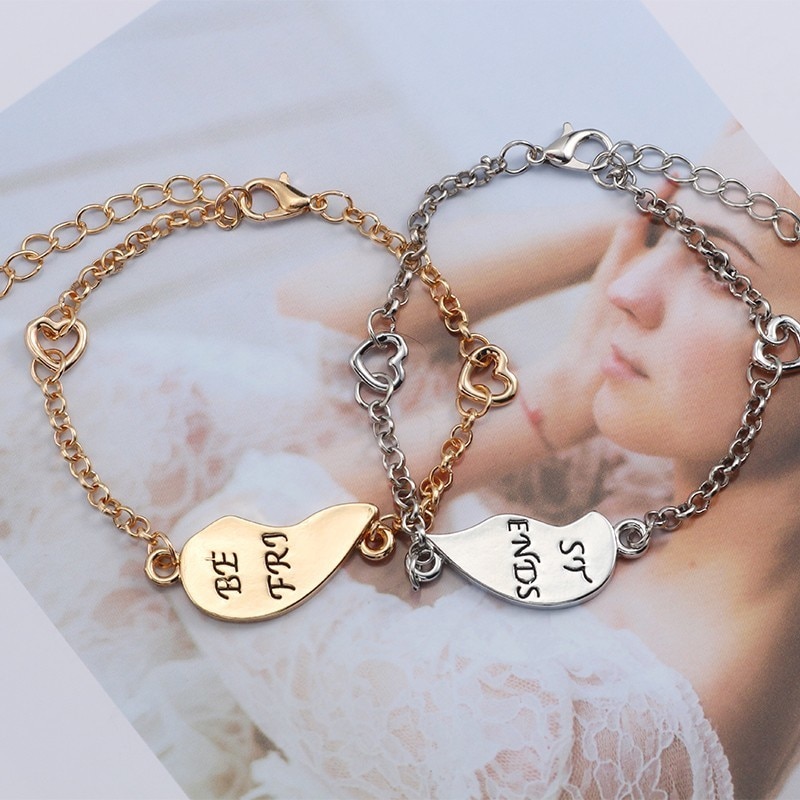 Best Friend Bracelets Puzzle Heart Jewelry