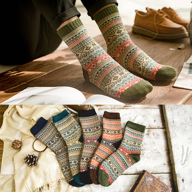 Wool Socks Men Warm Thick Socks