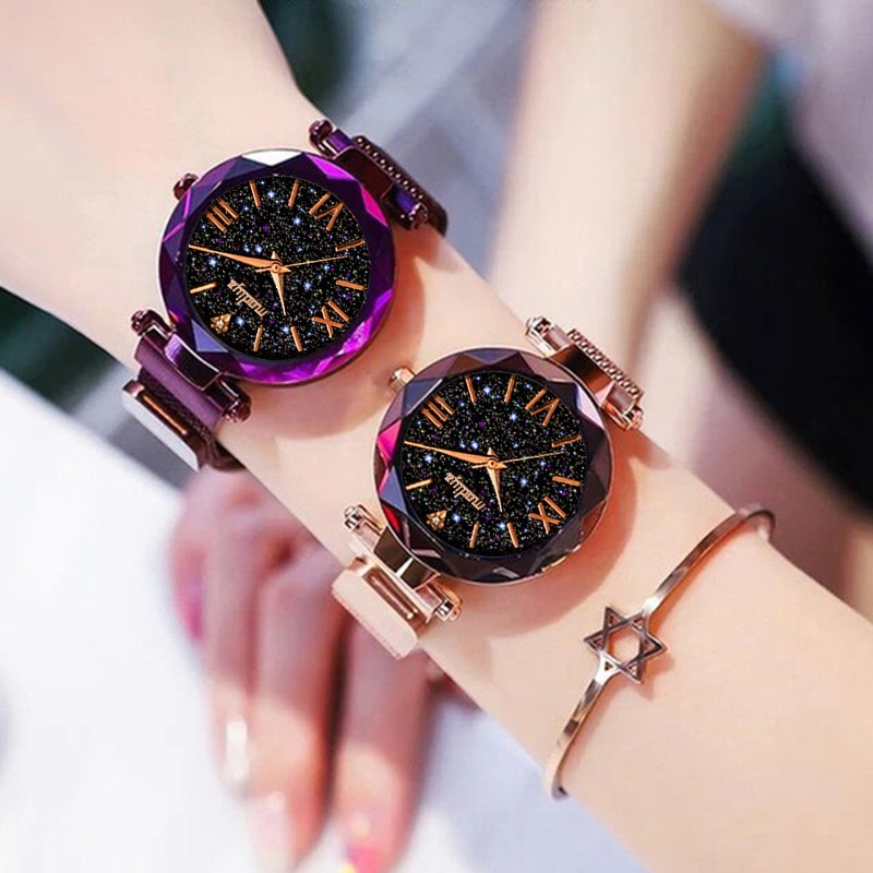 Luxury Watches Mesh Strap Wristwatch