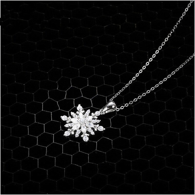 Snowflake Necklace Party Jewelry