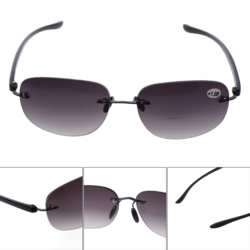 Bifocal Glasses Rimless Eyewear