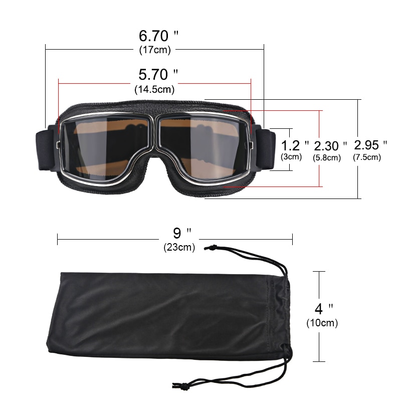 Motorcycle Goggles Foldable Glasses