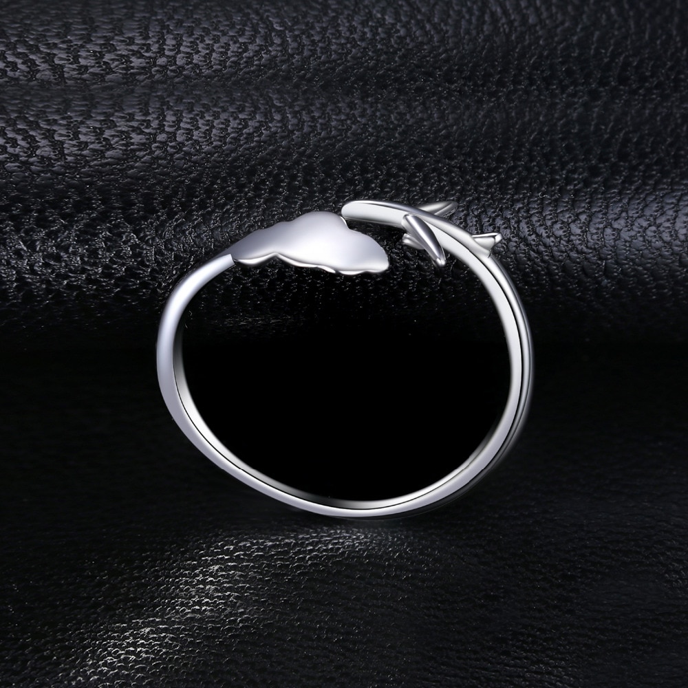 Silver Jewellery Airplane Ring