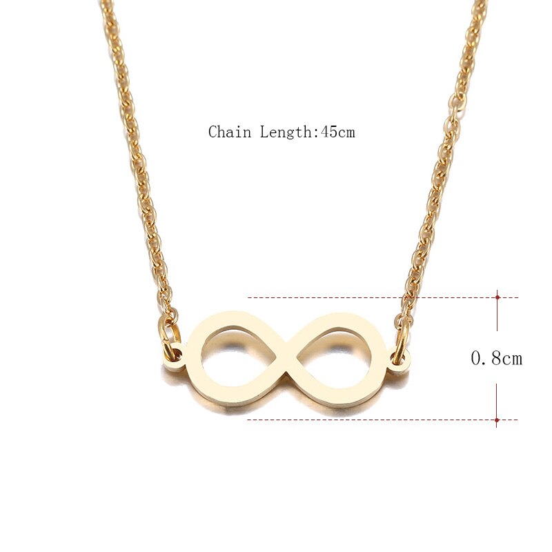 Infinity Necklace Fashion Jewelry