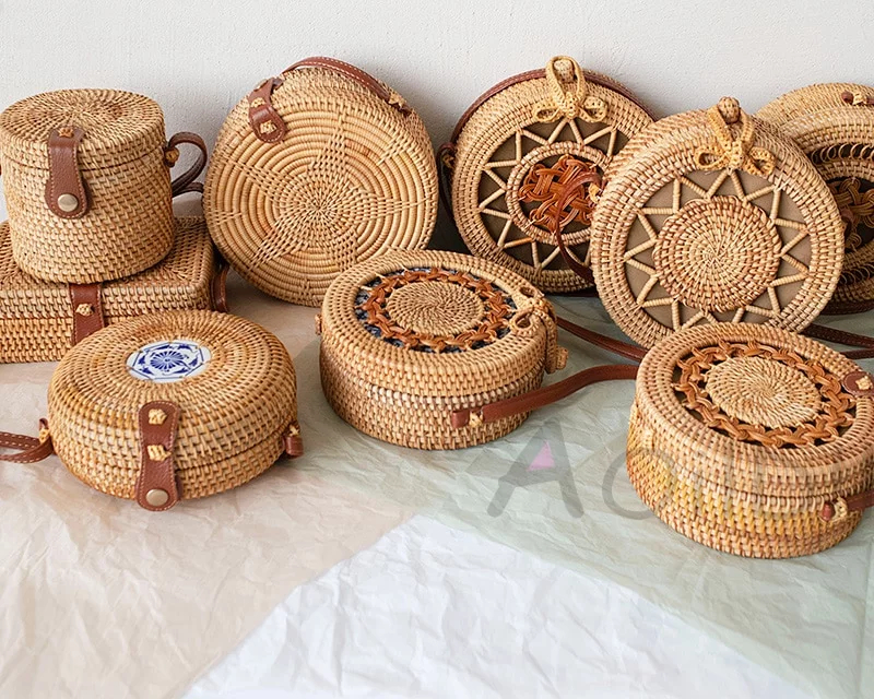 Handmade Bags Woven Rattan