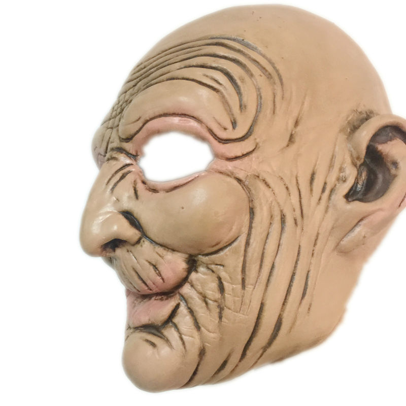 Old Man Mask Halloween Props