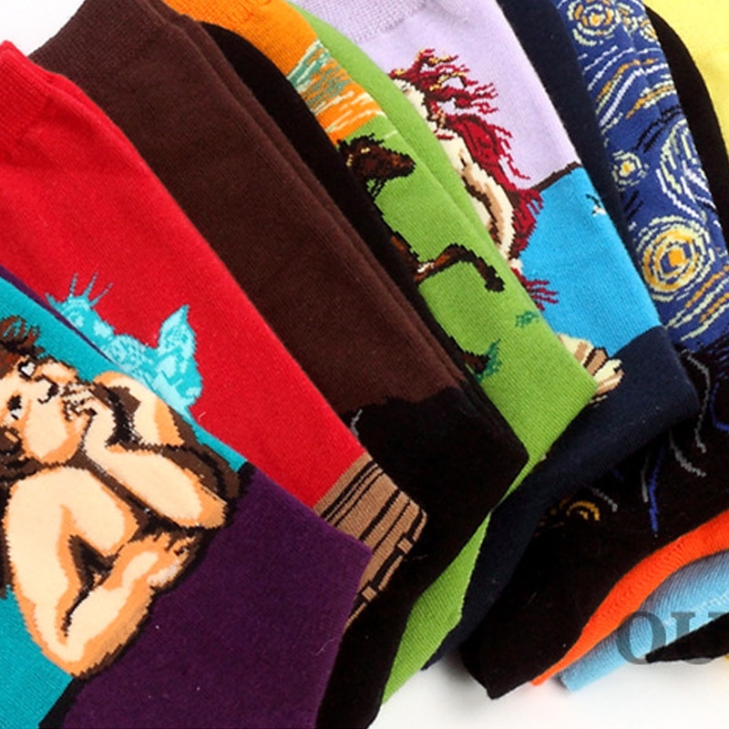 Art Socks Famous Paintings Design