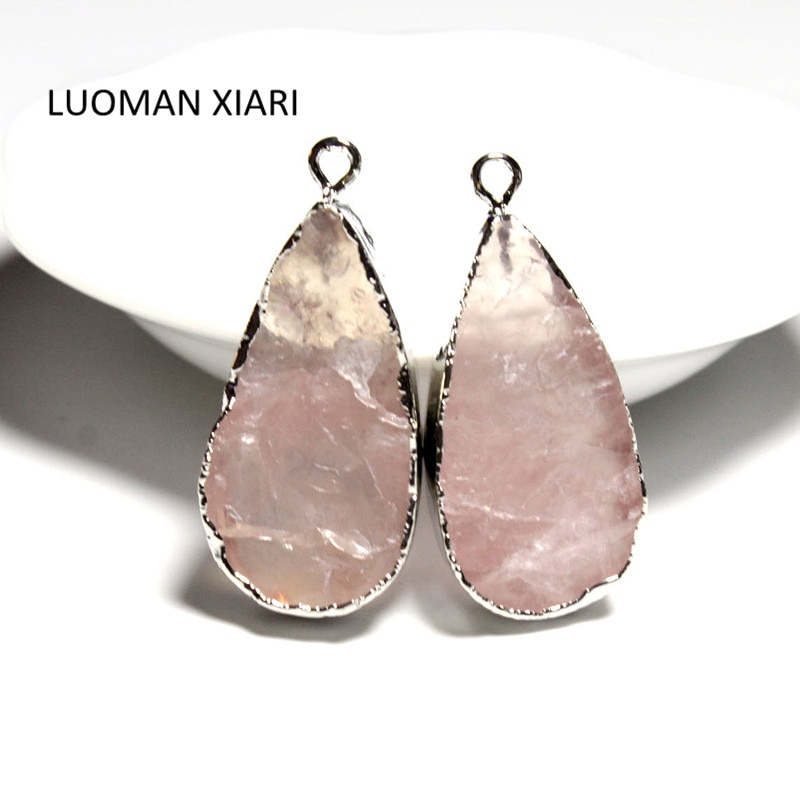 Rose Quartz Necklace Crystal Pendant