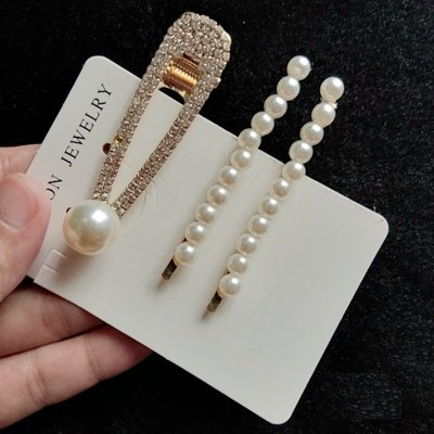 Pearl Hair Clip Hair Accessories Set