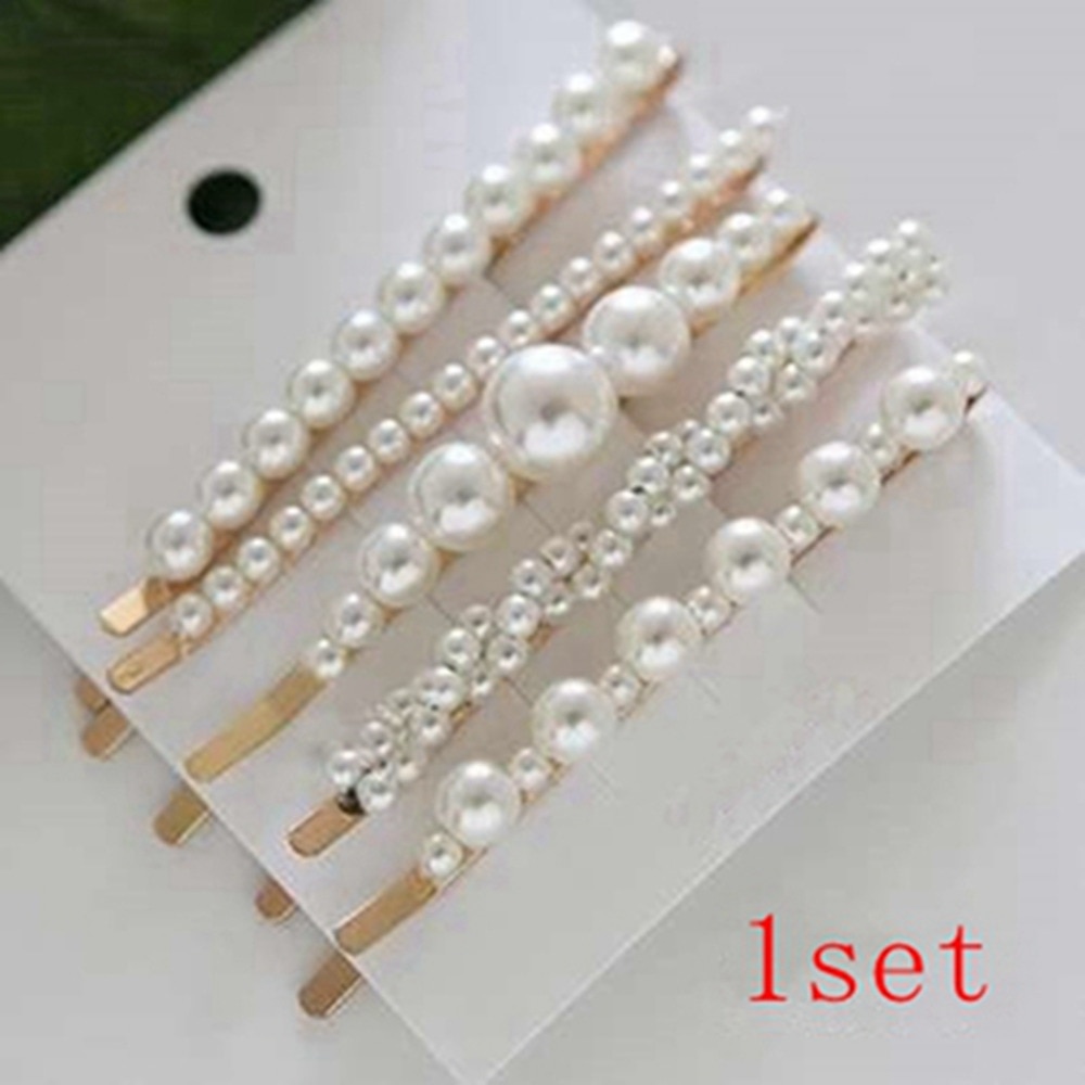 Pearl Hair Clip Hair Accessories Set