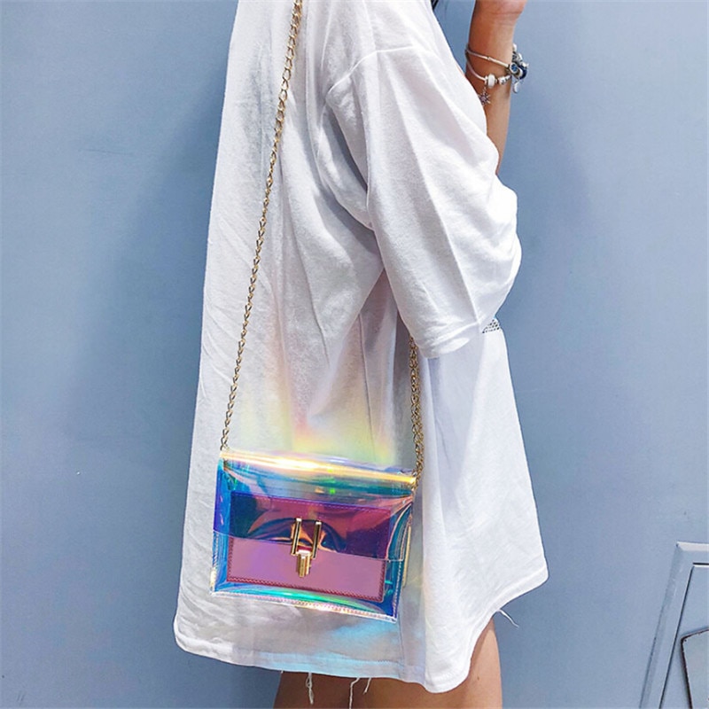 PVC Jelly Mini Crossbody Bag for Women