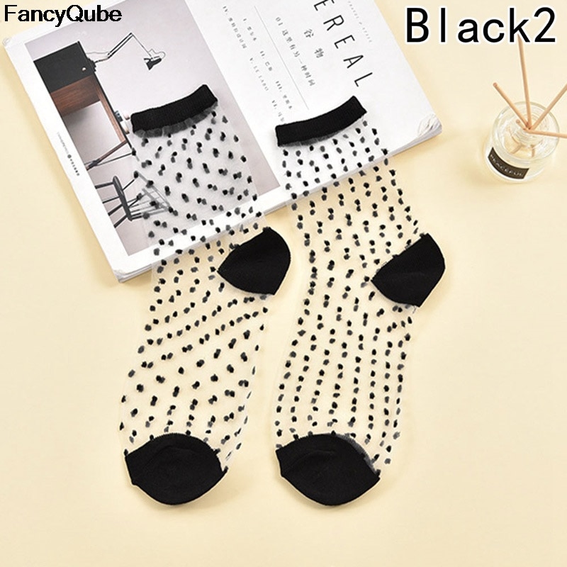 Womens Socks Sheer Mesh Pair