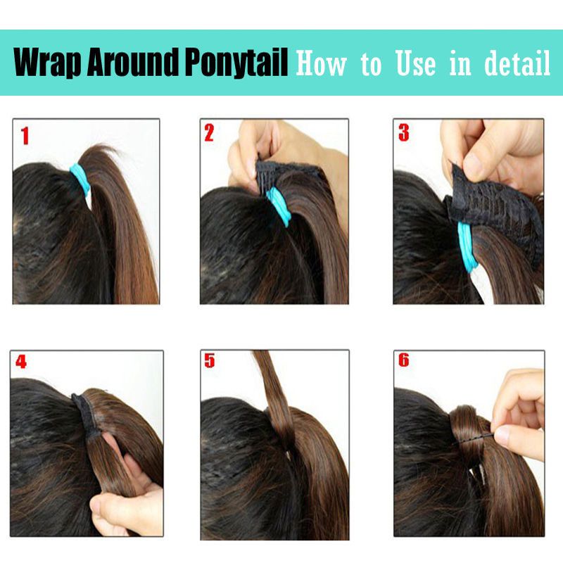 Ponytail Extension Synthetic Hairpiece