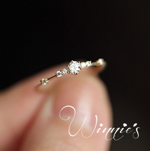 Simple Rings Rhinestone Jewelry