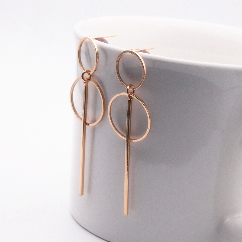 Drop Earrings In Gold and Silver