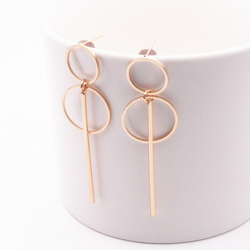 Drop Earrings In Gold and Silver