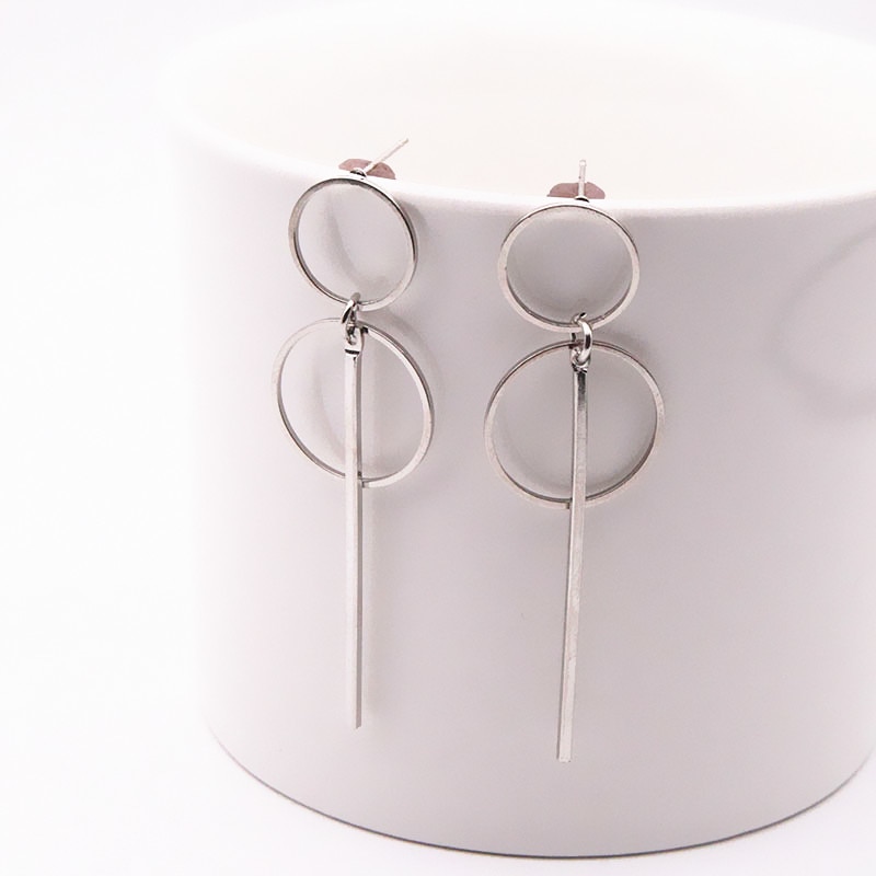Drop Earrings In Gold and Silver
