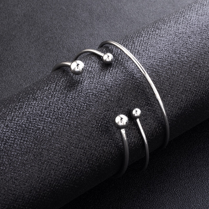 Silver Bangles Fashion Bracelets