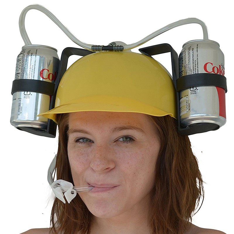 Drinking Hat Handsfree Beverage Holder