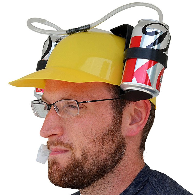 Drinking Hat Handsfree Beverage Holder