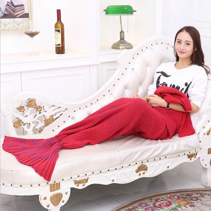 Mermaid Tail Blanket Bed Wrap