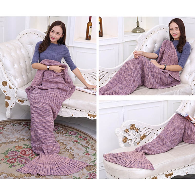 Mermaid Tail Blanket Bed Wrap