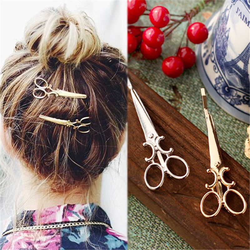 Hair Grips Scissor-Shaped Pins