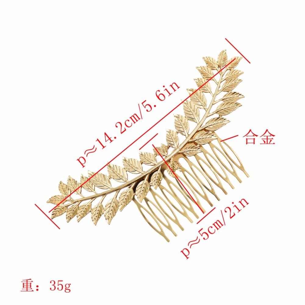 Hair Jewelry Metal Leaf Accessory