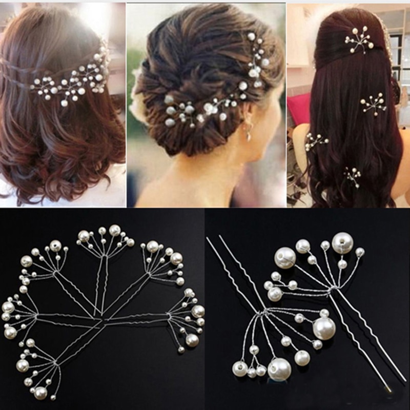 Wedding Hair Accessories Rhinestone Clips