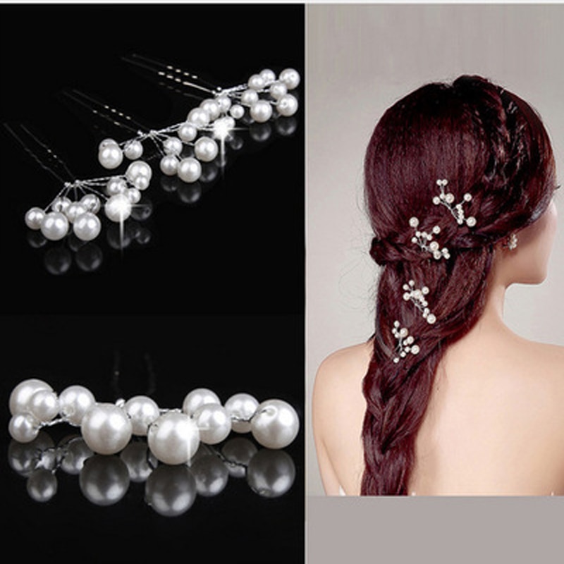 Wedding Hair Accessories Rhinestone Clips