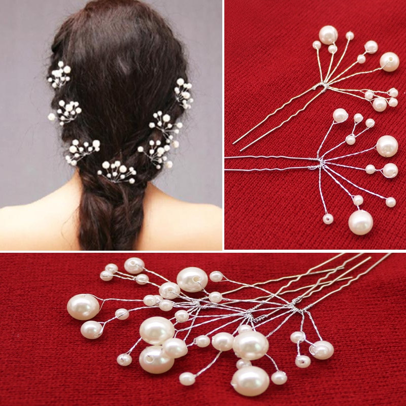 Wedding Hair Accessories Rhinestone Clips