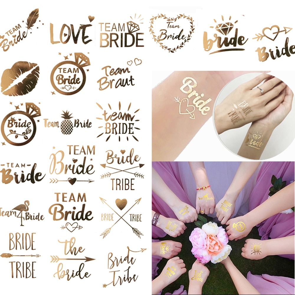 Temporary Tattoos For Hen Party 10pcs