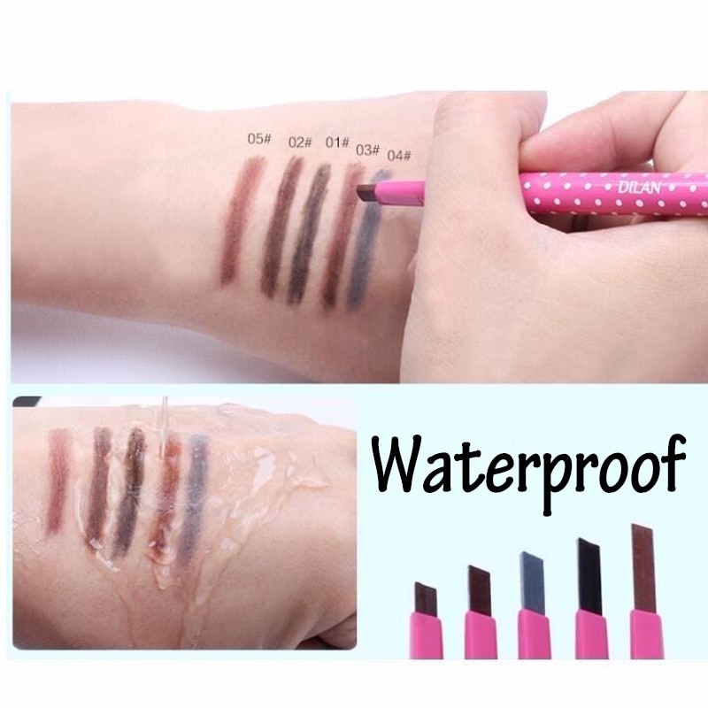 Waterproof Eyebrow Pencil With Slanted Tip