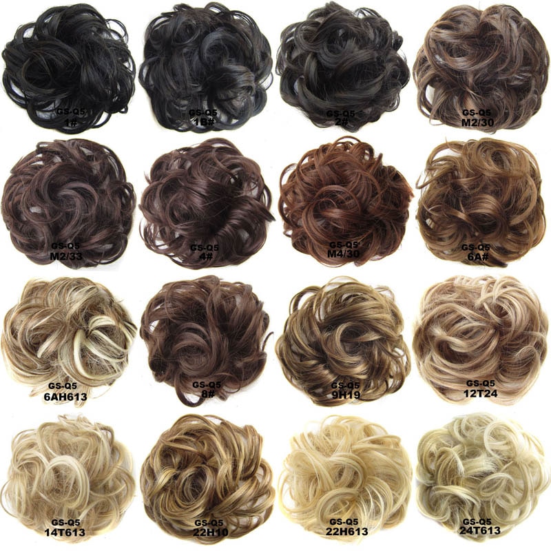 Hair Bun Extension Synthetic