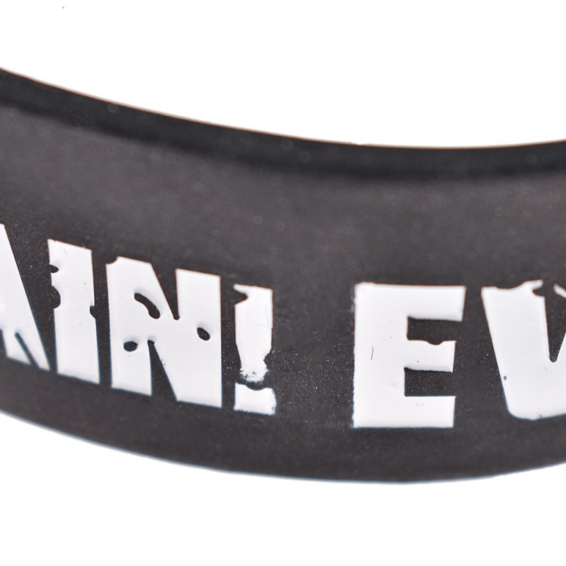 Rubber Bracelet ‘No Pain No Gain’ Motivational Print