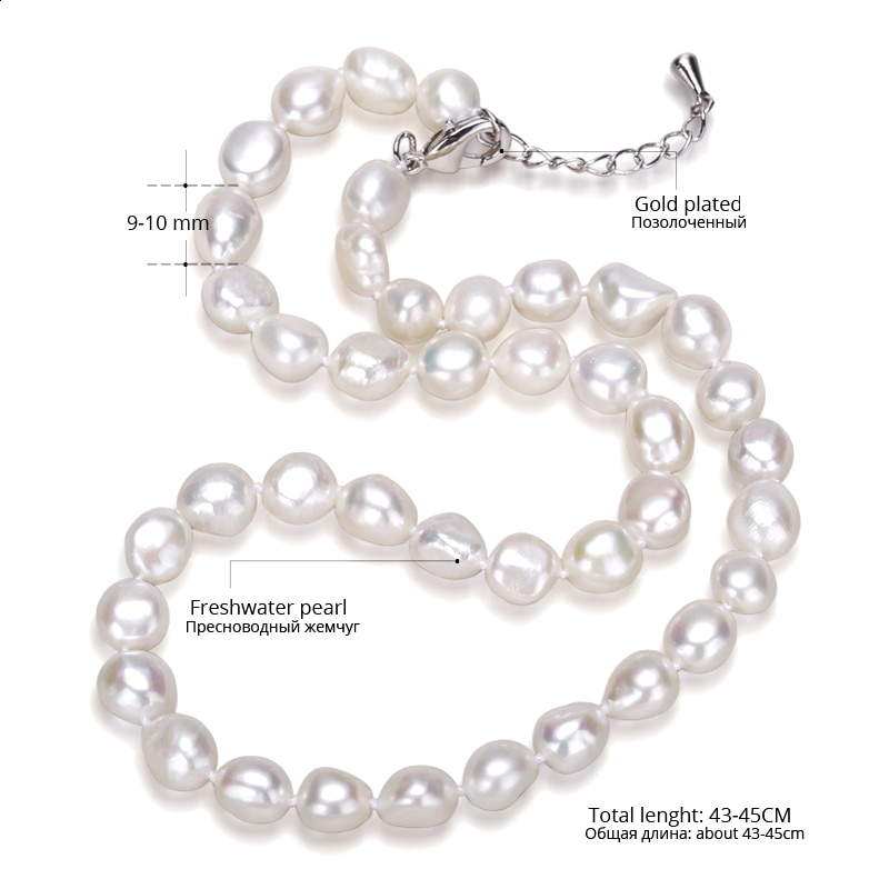 Women Pearl Choker Necklace