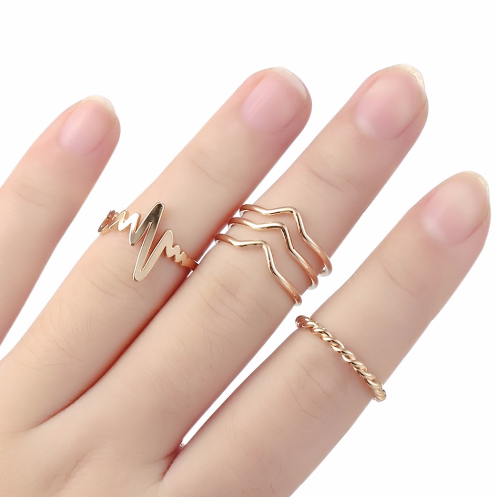 Dainty Rings Minimalist Women Jewelry