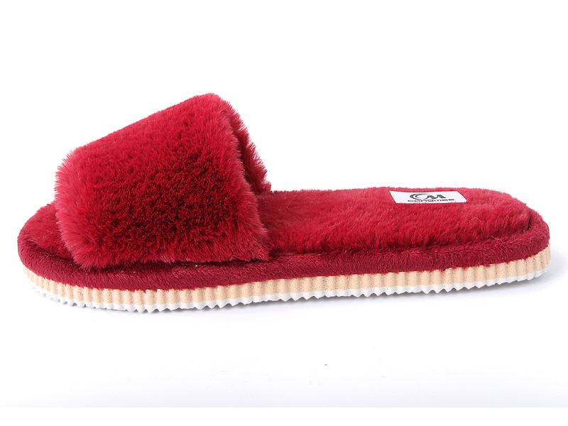 Indoor Slippers Warm Fur Slides