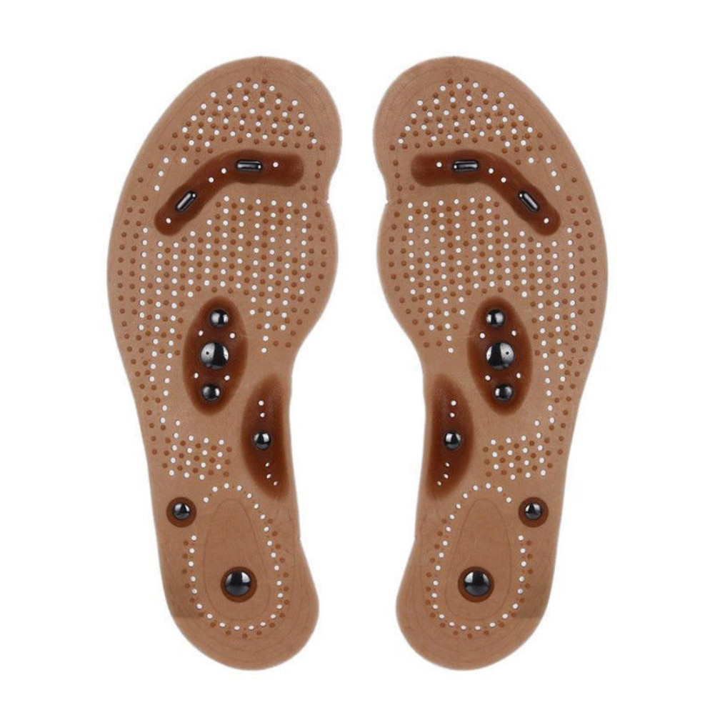 Eight Grain Magnetic Acupressure Feet Insole Massage