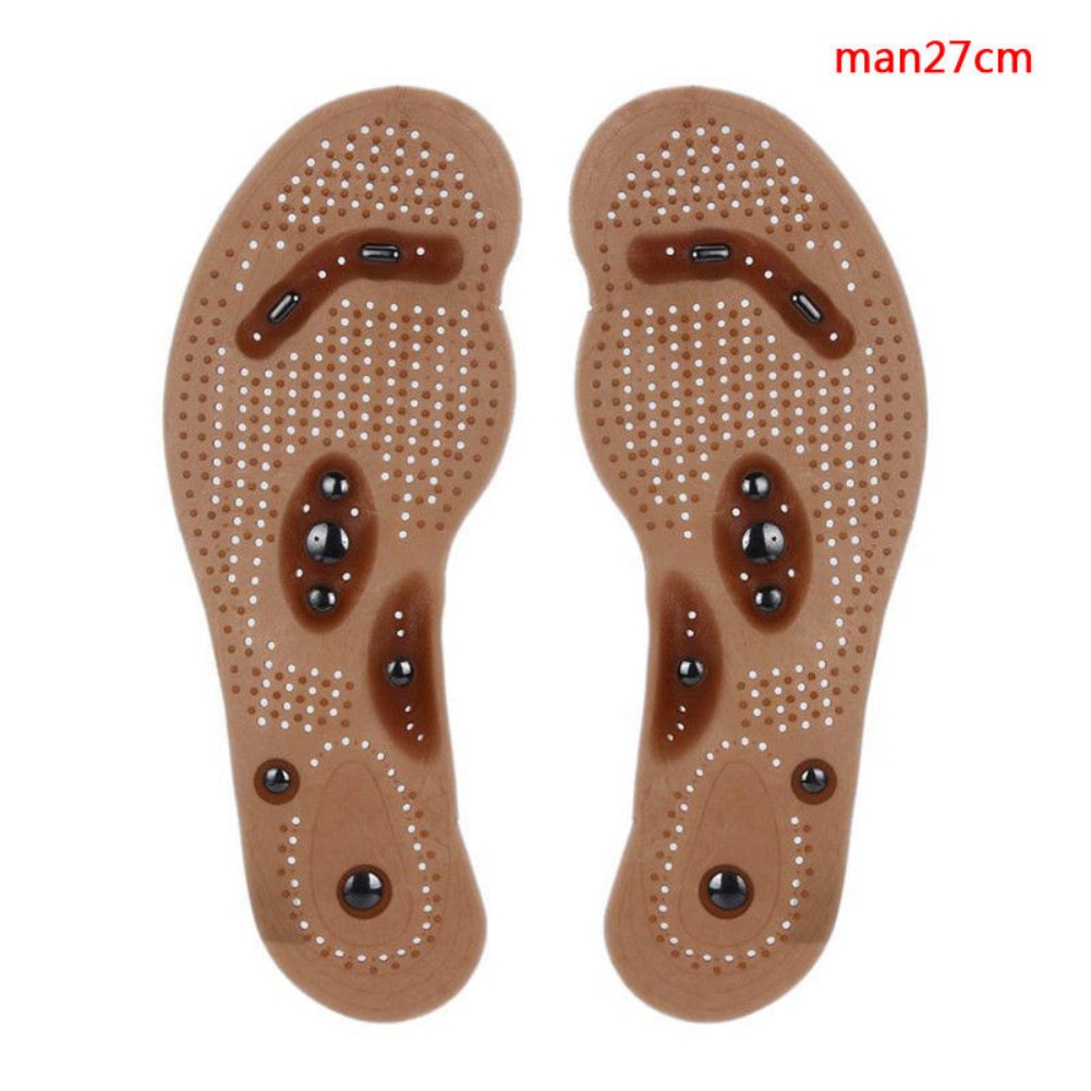 Eight Grain Magnetic Acupressure Feet Insole Massage