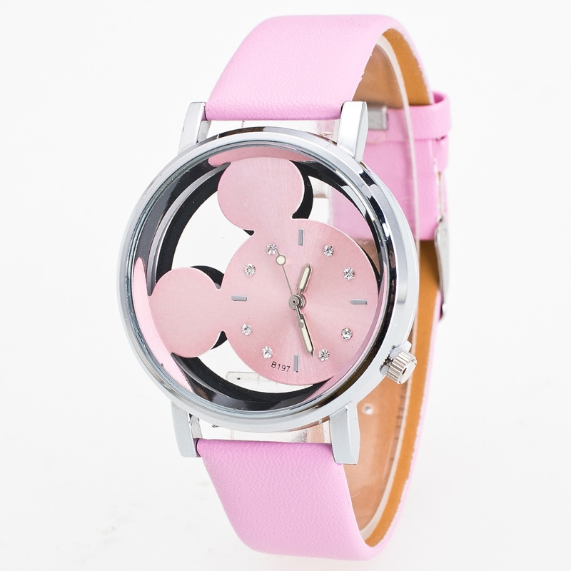 Ladies’ Leather Mickey Mouse Watch