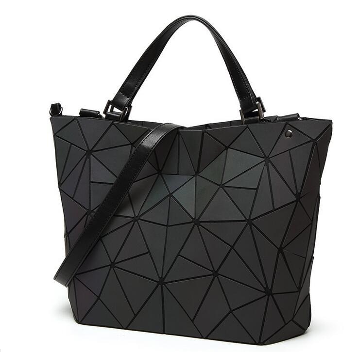 Tote Holographic Bag Geometric Handbag