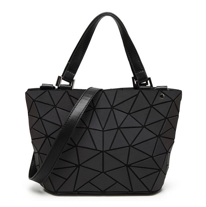 Tote Holographic Bag Geometric Handbag