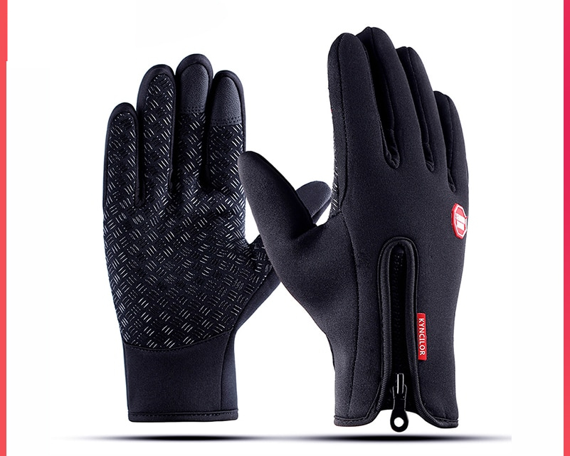 Winter Cycling Gloves Touchscreen Tips