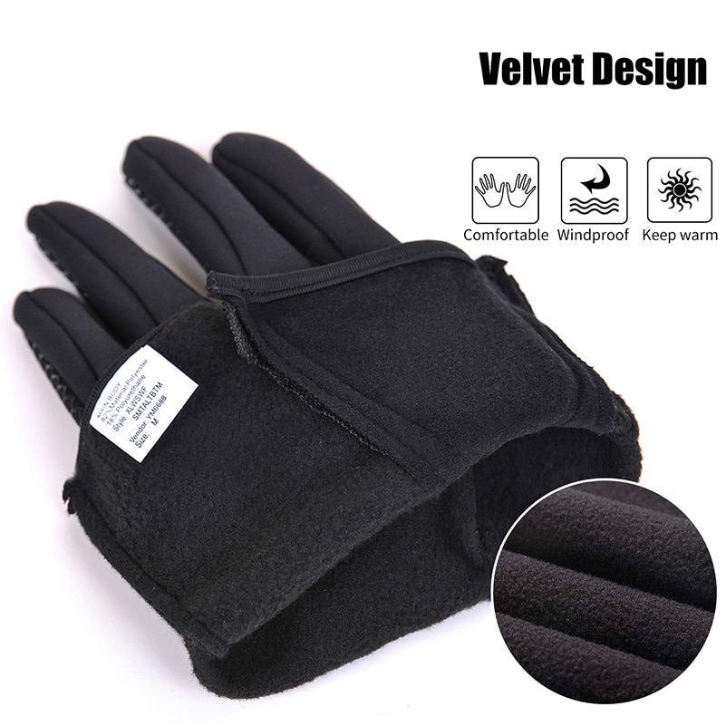 Winter Cycling Gloves Touchscreen Tips