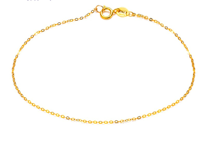 18k Pure Simple Gold Bracelet Designs