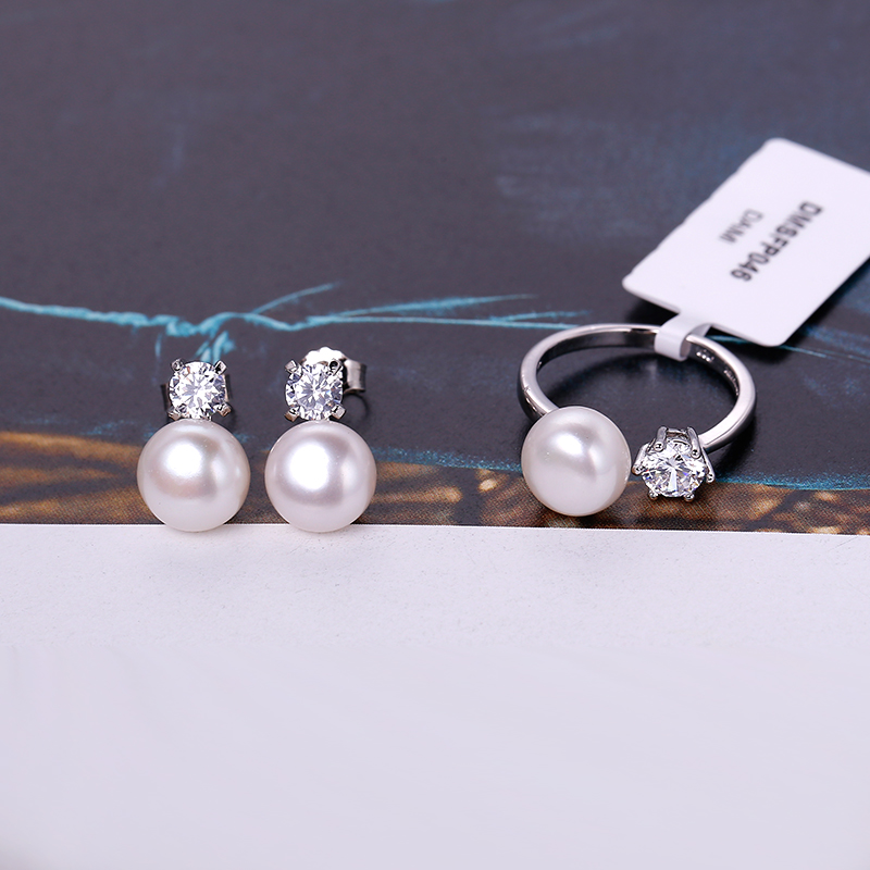 Party Jewelry Natural Pearls Sets