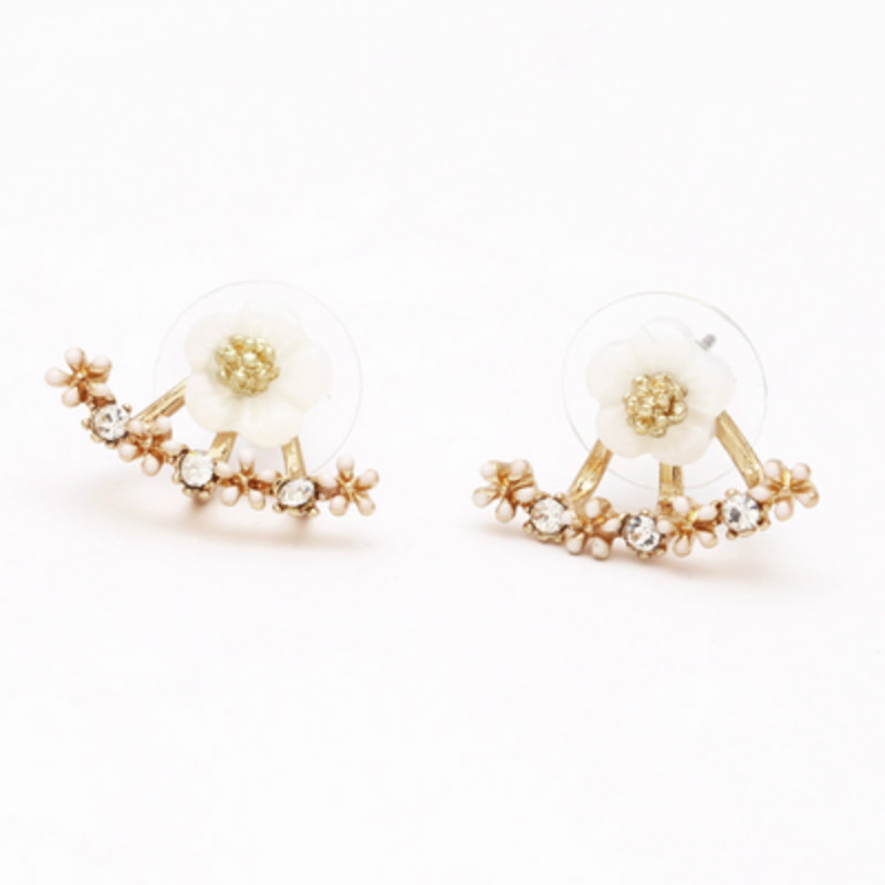 Stud Earrings Earlobe Wings