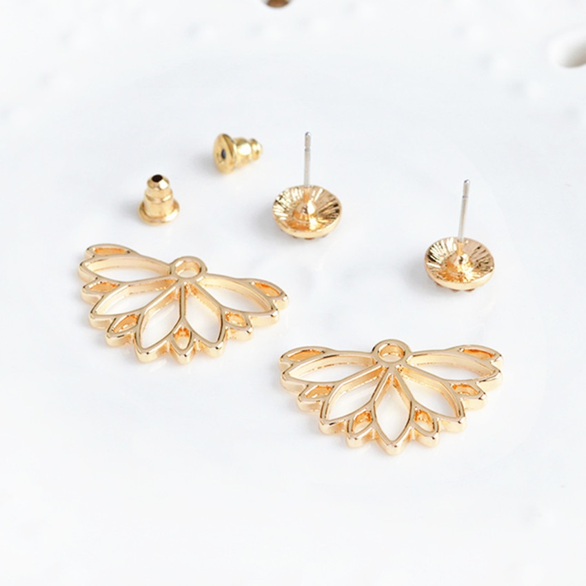 Stud Earrings Earlobe Wings