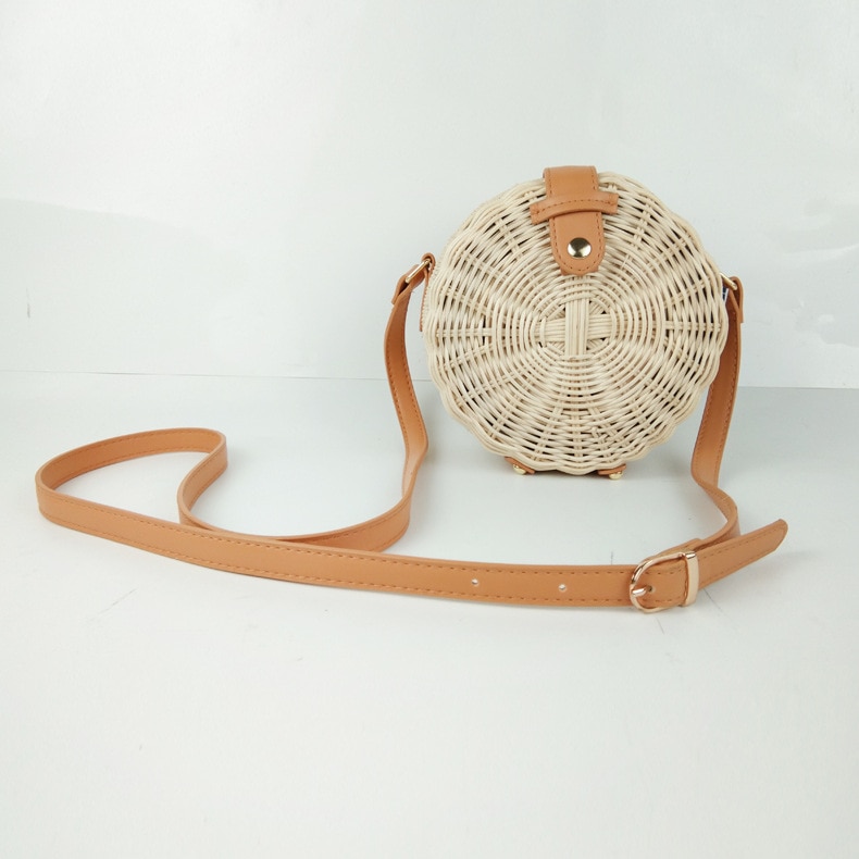 Wicker Rattan Bag Handmade Purse